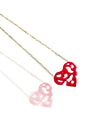 HEART TO HEART SMALL RED PENDANT-BACK IN STOCK