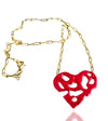 HEART TO HEART SMALL RED PENDANT-BACK IN STOCK