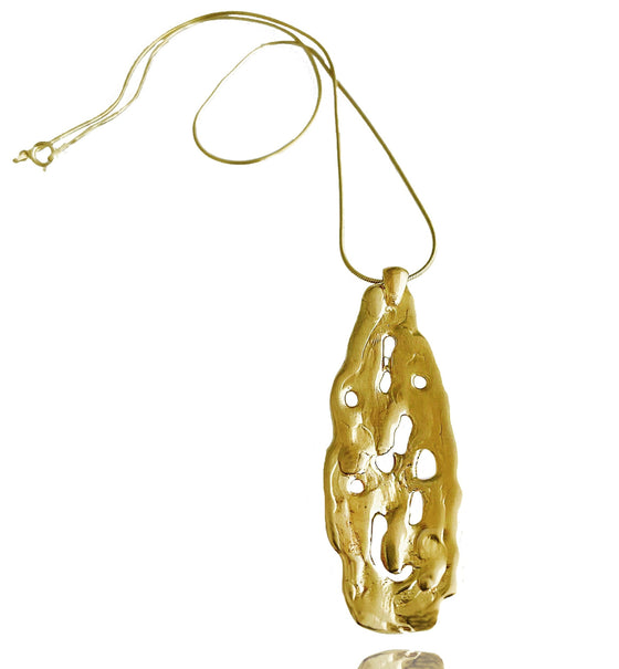 FLUID GOLDEN DROP PENDANT