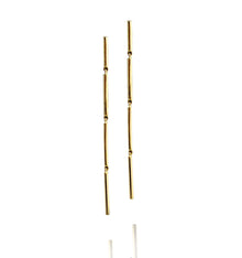  IN-LINE GOLD EARRINGS-NEW