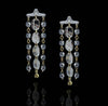 KENYA "DISCO LOOK" HEMATITE EARRINGS-BACK IN STOCK