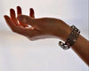 MELTED SMALL RHODIUM CUFF-BACK IN STOCK