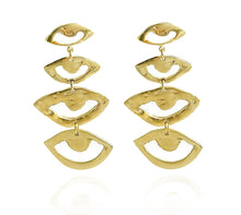  ALL EYES ON ME-THE SUPER PROTECTOR GOLD EARRINGS