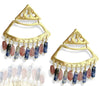 MAU BLUE AND PINK EARRINGS-LIMITED EDITION
