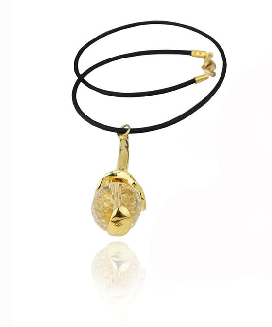 MOMBASA CRYSTAL QUARTZ DROP PENDANT