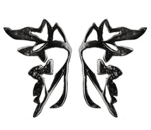  MORPHO RHODIUM EARRINGS