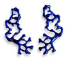 NEW CORALS ROYAL BLUE EARRINGS-BACK IN STOCK