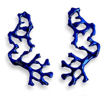  NEW CORALS ROYAL BLUE EARRINGS-BACK IN STOCK