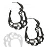 NURU RHODIUM EARRINGS