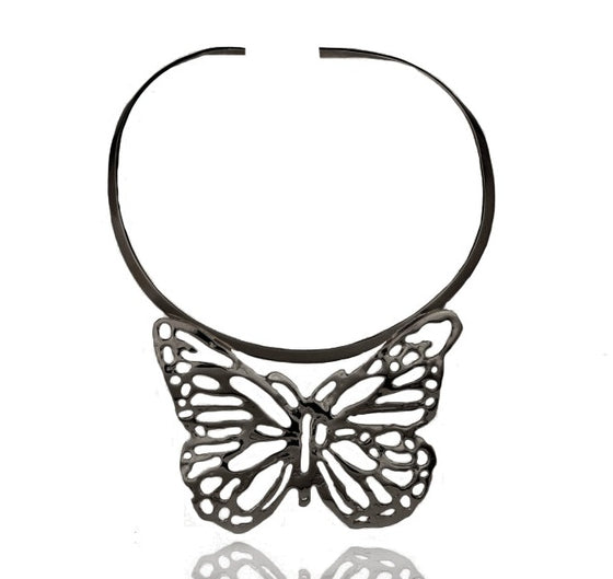 PAPILIONEM RHODIUM NECKLACE