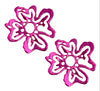 HOT PINK ORTENSIE XL EARRINGS-BACK IN STOCK