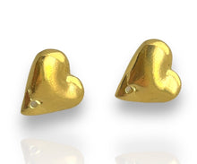  HEART TO HEART GOLD EARRINGS