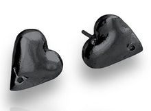  HEART 2 HEART BLACK EARRINGS-BACK IN STOCK