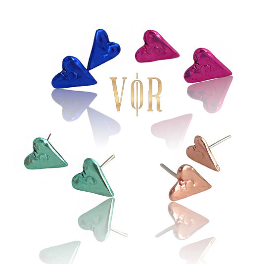 HEART 2 HEART XS ROYAL BLUE EARRINGS