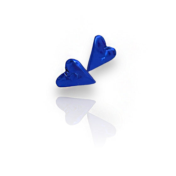 HEART 2 HEART XS ROYAL BLUE EARRINGS