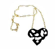  HEART 2 HEART SMALL BLACK PENDANT-BACK IN STOCK
