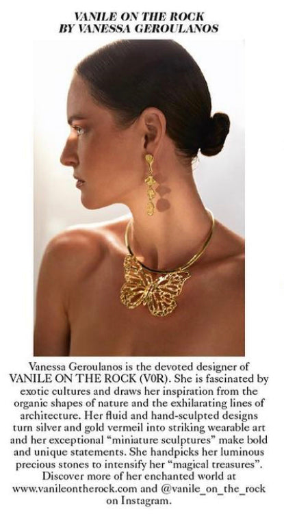PAPILIONEM XL GOLD NECKLACE