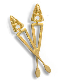  CHAD GOLD EARRINGS