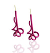 SPIRA FUCHSIA PINK EARRINGS