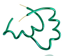  SPIRA EMERALD GREEN EARRINGS