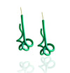 SPIRA EMERALD GREEN EARRINGS