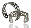 MELTED SMALL RHODIUM CUFF-BACK IN STOCK