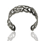 MELTED SMALL RHODIUM CUFF-BACK IN STOCK