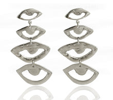  ALL EYES ON ME-THE SUPER PROTECTOR SILVER EARRINGS